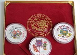 批发澳大利亚珀斯铸币局铸造 澳洲春节彩银币 3盎司_礼品、工艺品、饰品_世界工厂网中国产品信息库